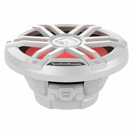 LIGHTLUZ 10 in. 300W 4 Ohm Color Optix Marine Subwoofer; White LI3837980